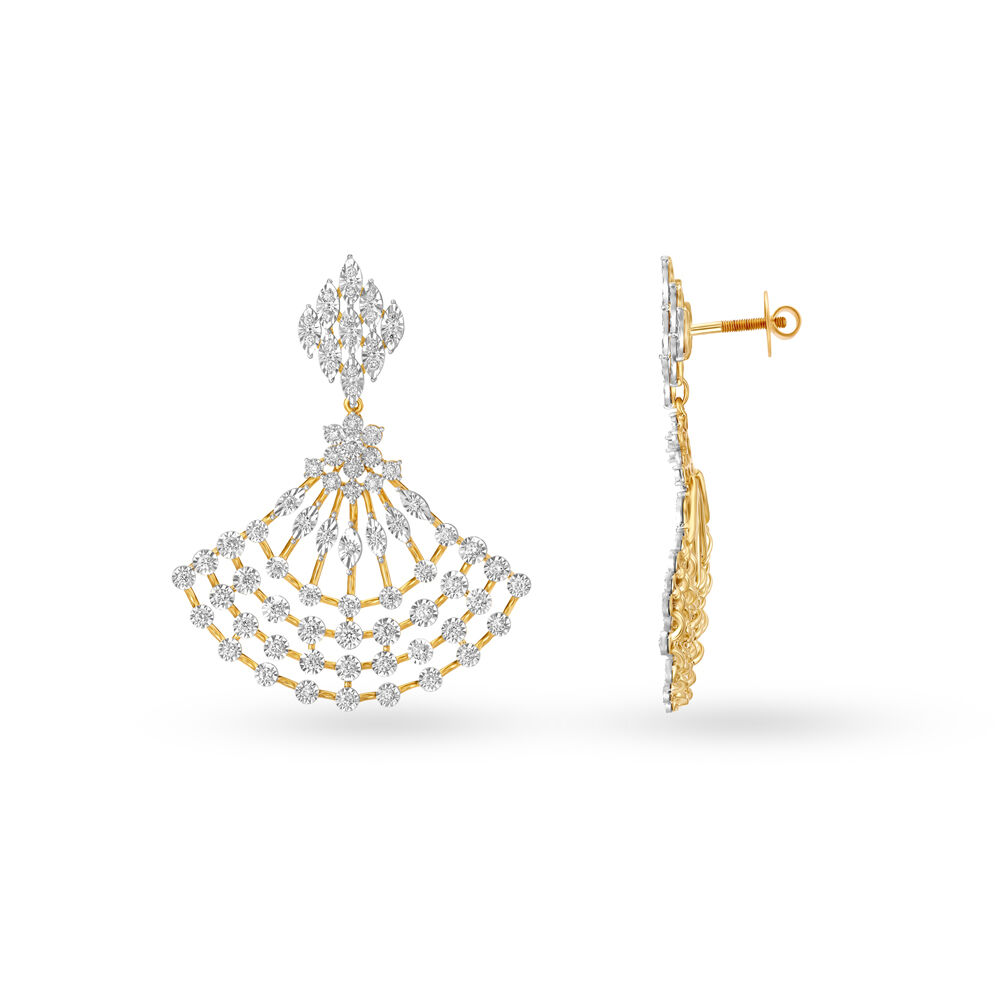 Tanishq Alluring Gold Drop Earrings Price Starting From Rs 21,629. Find  Verified Sellers in Kolkata - JdMart