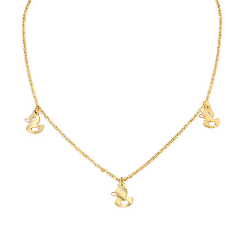 Buy Tann Trim The Balinese Duck 18 Kt Gold Plated Necklace for Women online