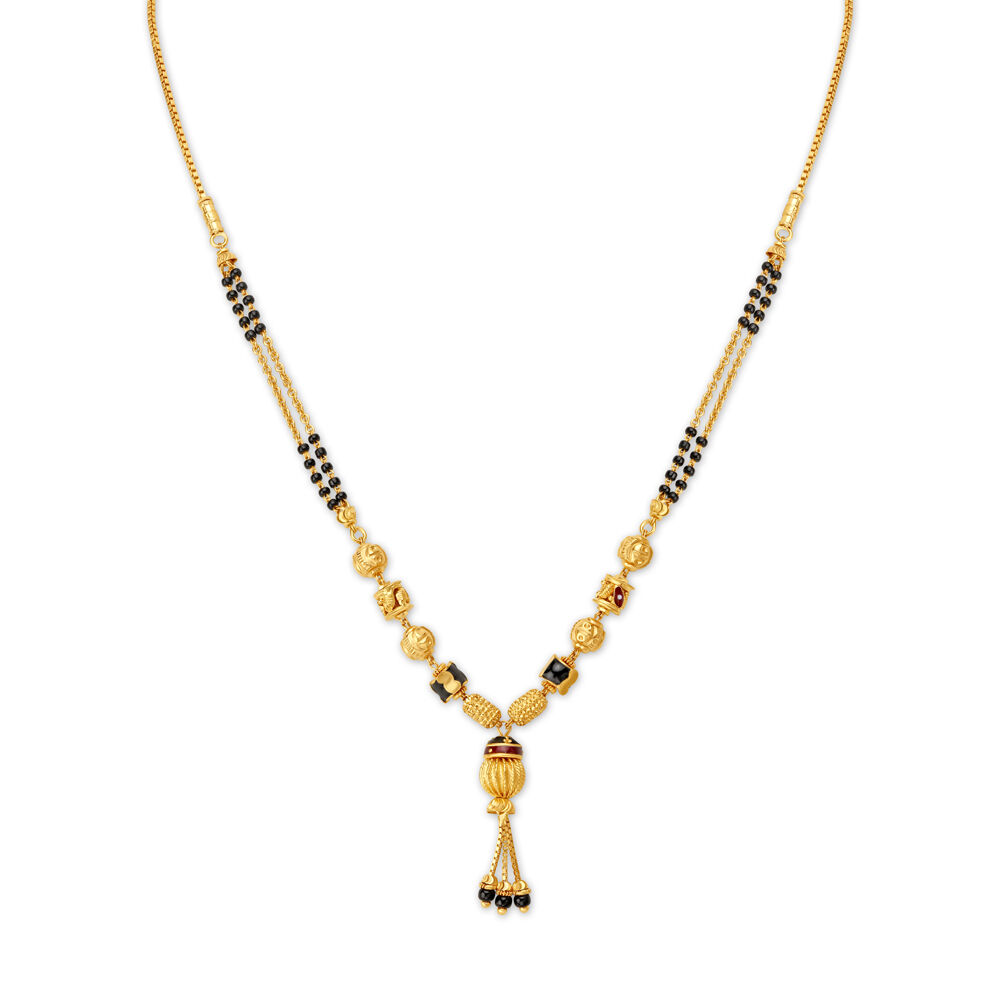 Gold sale mangalsutra necklace