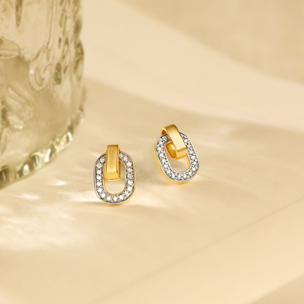 18ct White Gold Pear Shape Aquamarine And Diamond Drop Earrings