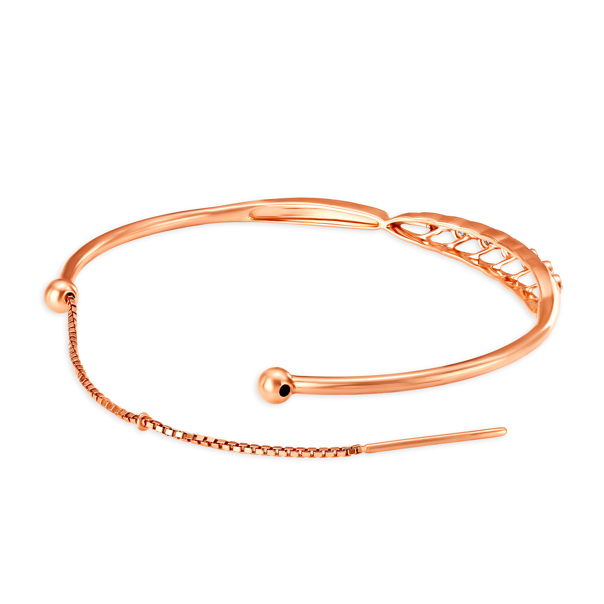 Essential Bangle in 18ct Rose Gold Vermeil On Sterling Silver  Jewellery  by Monica Vinader