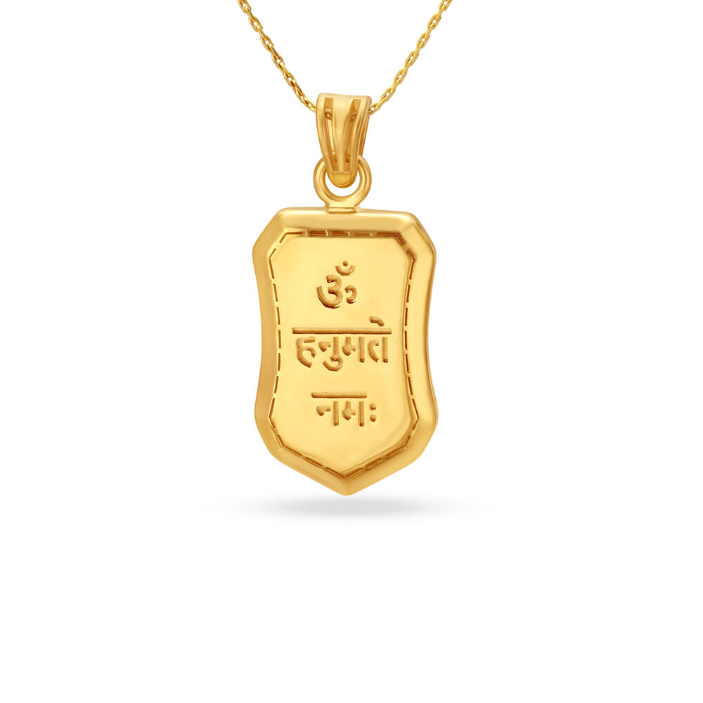 Hanuman locket sale gold tanishq