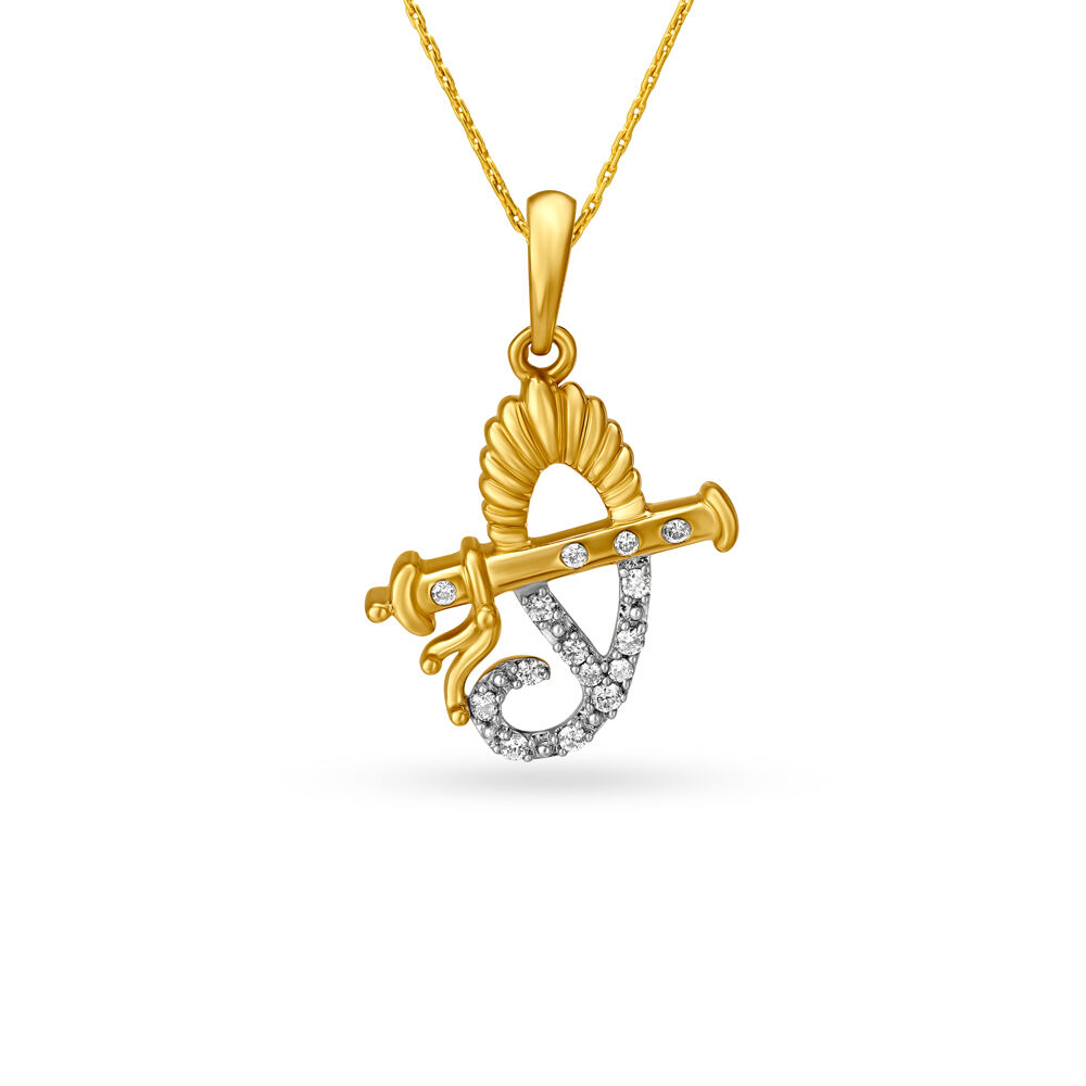 Krishna pendant deals tanishq