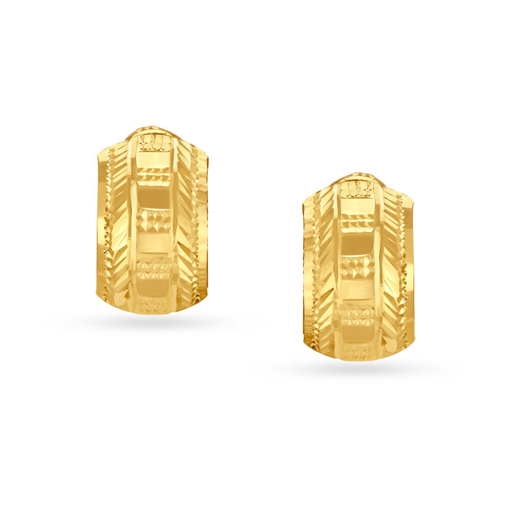 Mens gold sale stud designs