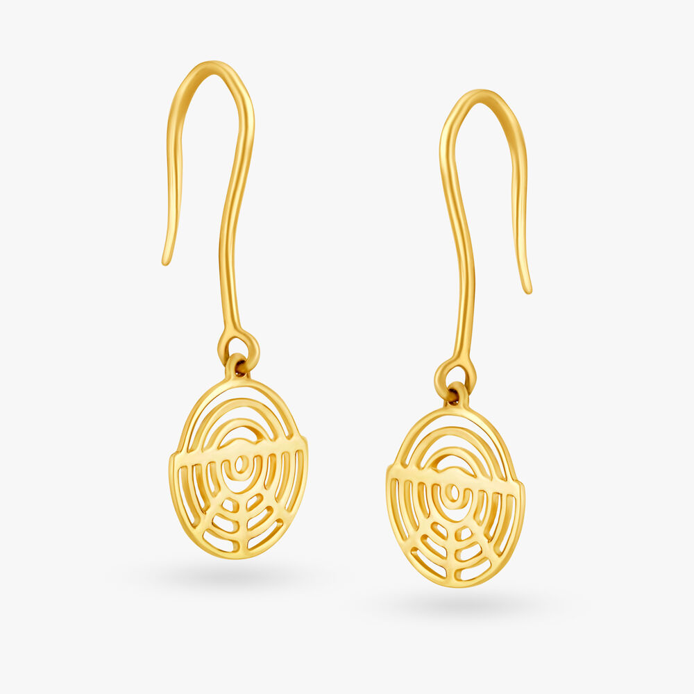 Timeless 18 Karat Yellow Gold Bali-Style Hoop Earrings