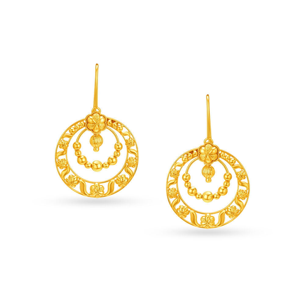 Latest lightweight gold earrings designs - YouTube | Gold earrings for  kids, Gold earrings designs, Latest earrings design