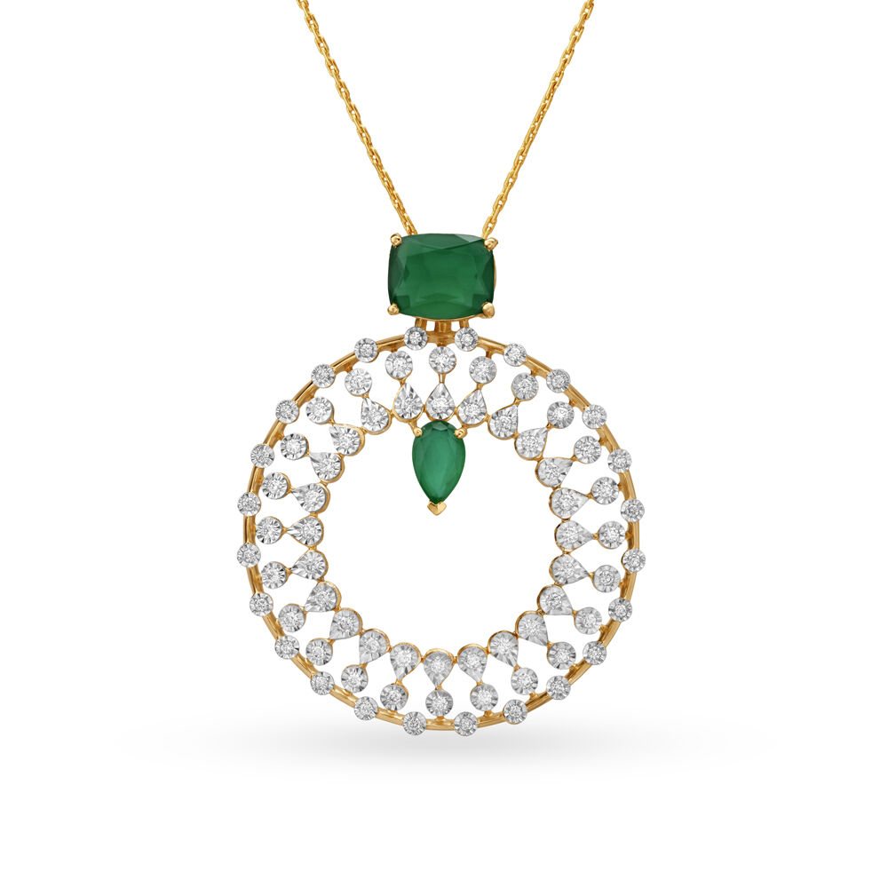 13.80 ct. t.w. Bezel-Set Multi-Gemstone Station Necklace in 14kt Yellow  Gold | Ross-Simons