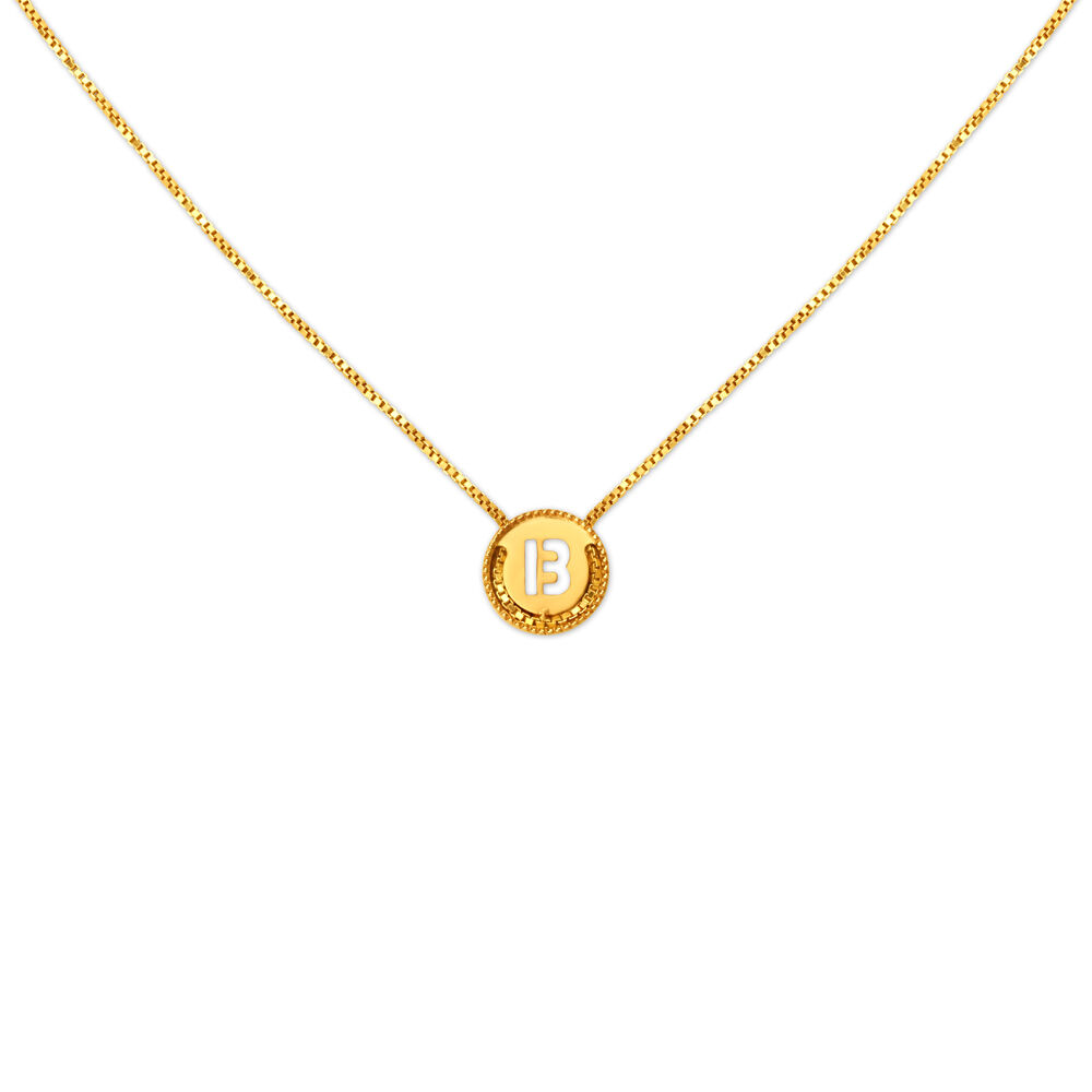Quality Gold 14k Two-Tone Heart Letter B Initial Pendant D898B - Getzow  Jewelers