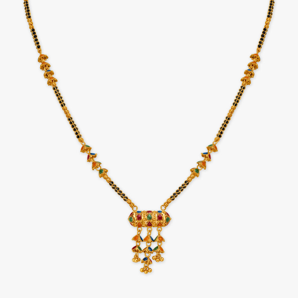 Gold mangalsutra design 2024 by tanishq