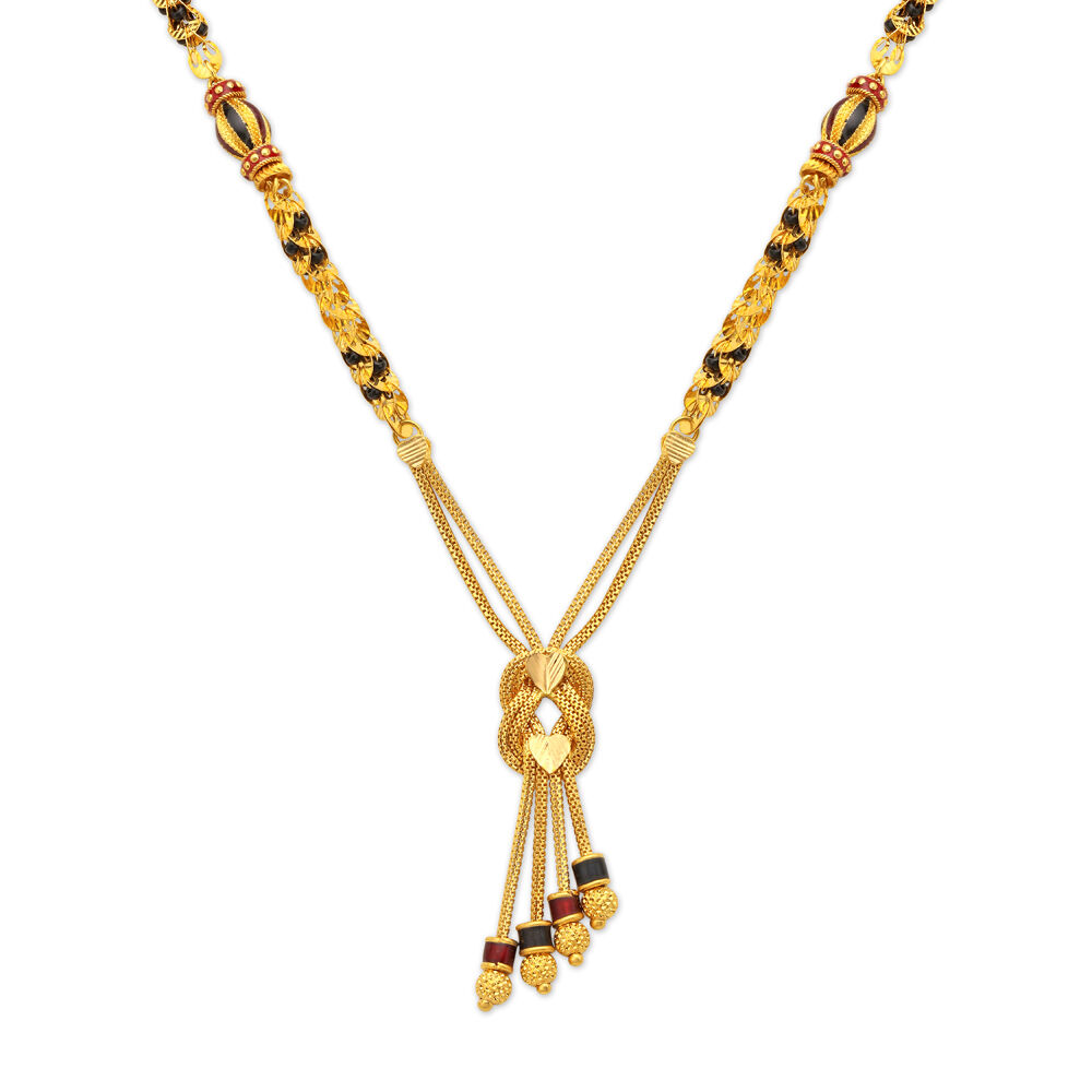 Tanishq gold mangalsutra deals designs