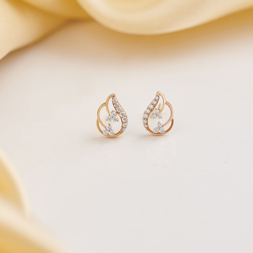 Buy Mia by Tanishq Diamond Stud Earrrings Online At Best Price @ Tata CLiQ