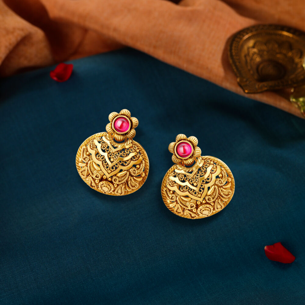 Tanishq antique sale earrings