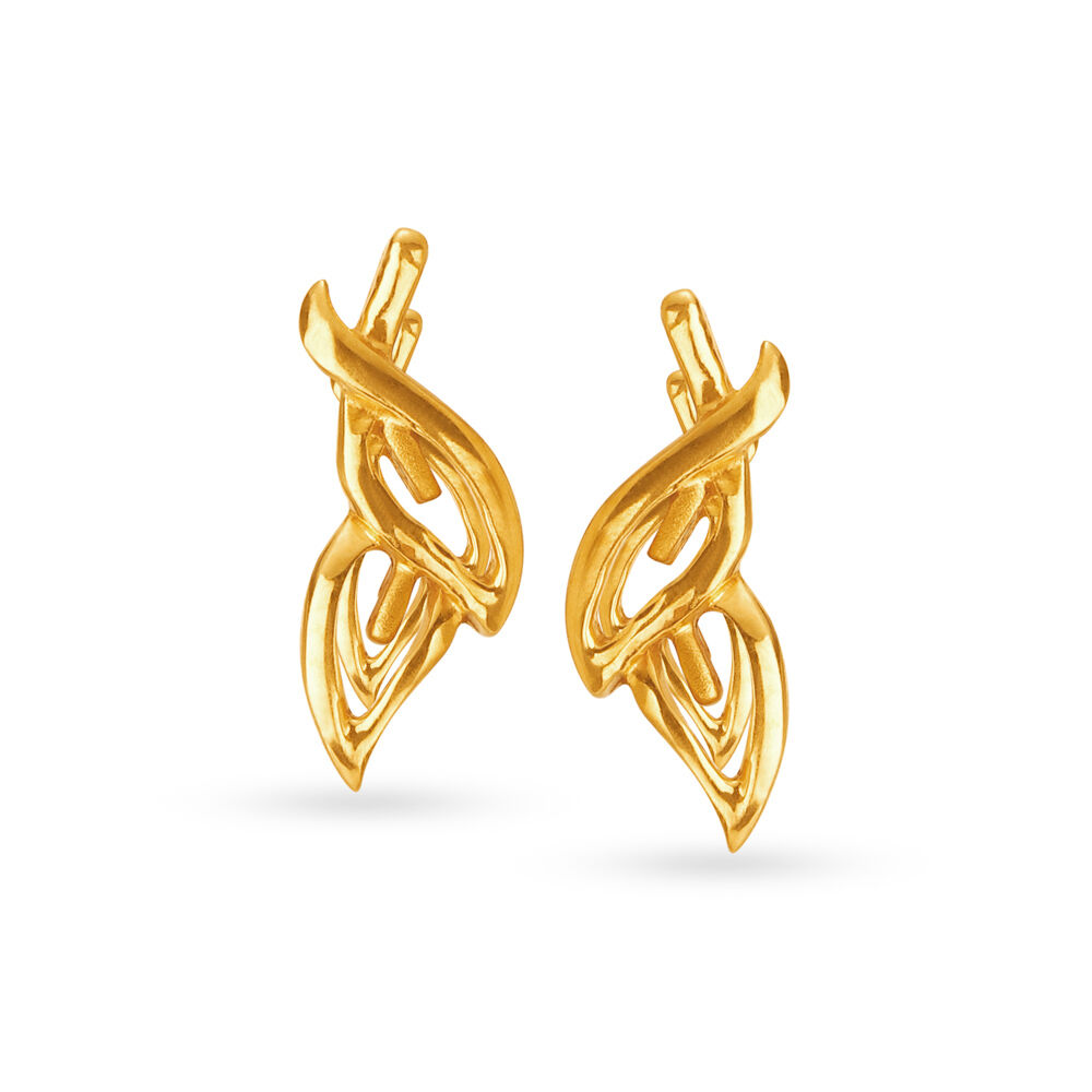 Tanishq Yellow Gold Stud Earrings at best price in Hosur by Titan Company  Limited | ID: 10493742930