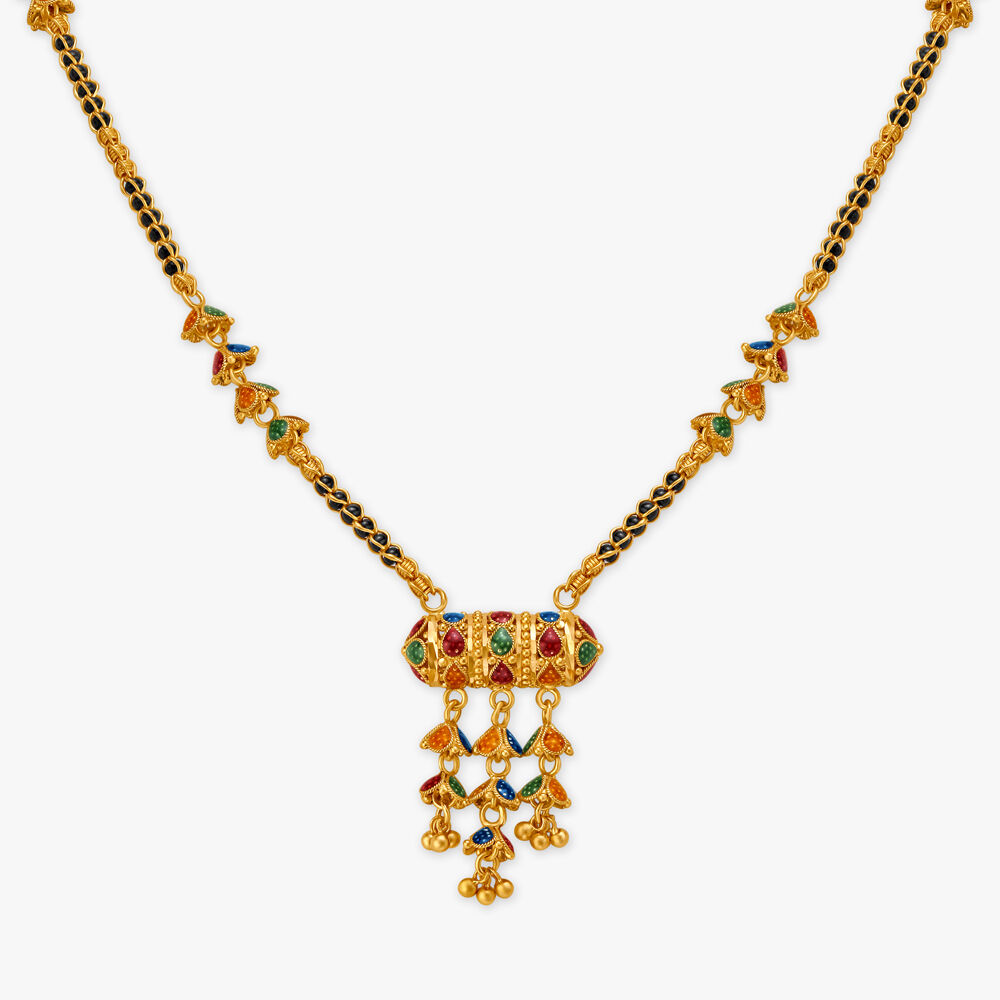 Tanishq gold mangalsutra 2025 images with price