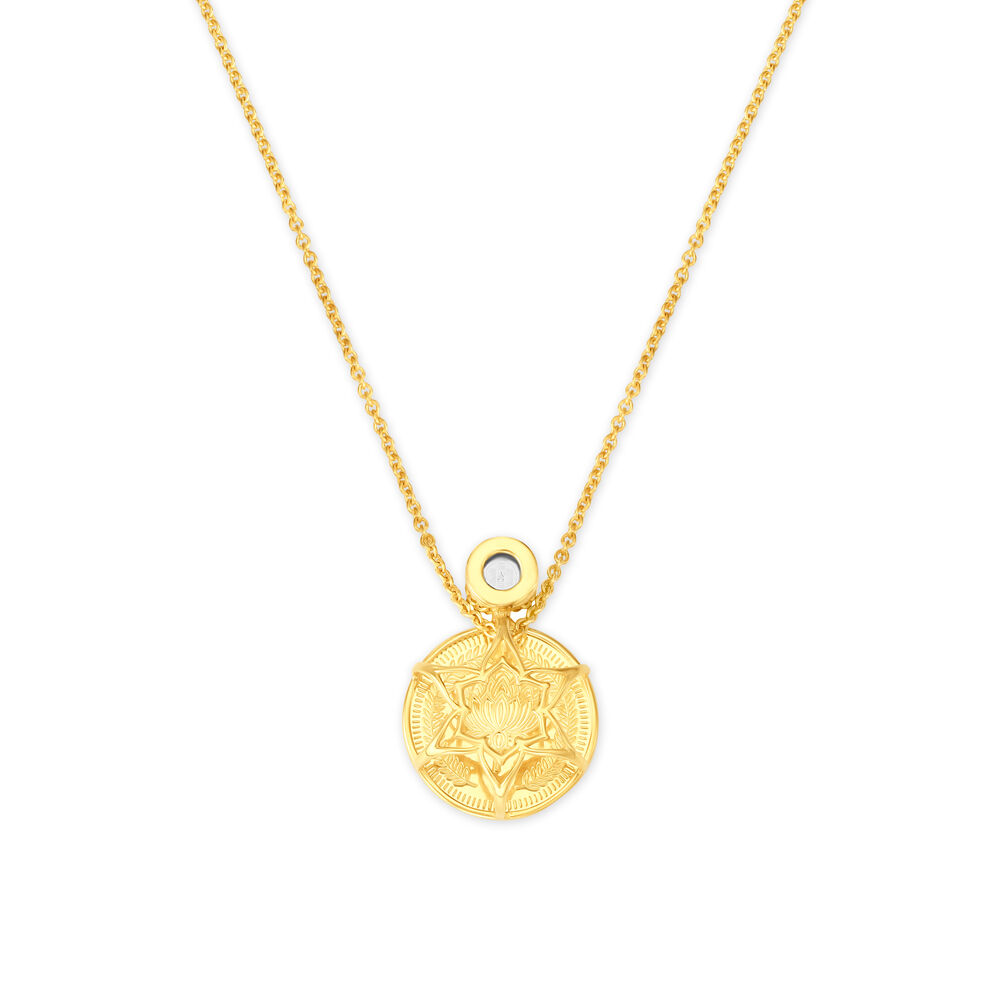 Moon Goddess Greek Coin Necklace