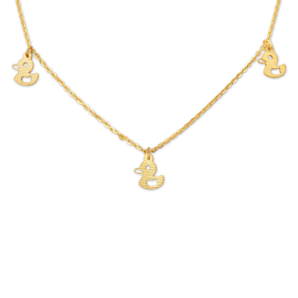 CANDERE - A KALYAN JEWELLERS COMPANY 18K (750) BIS Hallmark Yellow Gold and  Diamond Kids Pendant for Girls : Amazon.in: Fashion