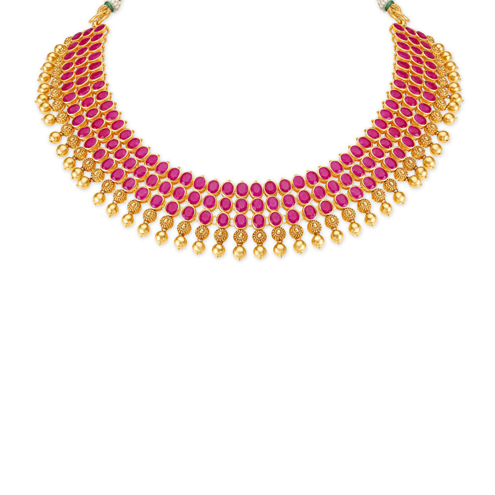 Ruby necklace sale designs tanishq