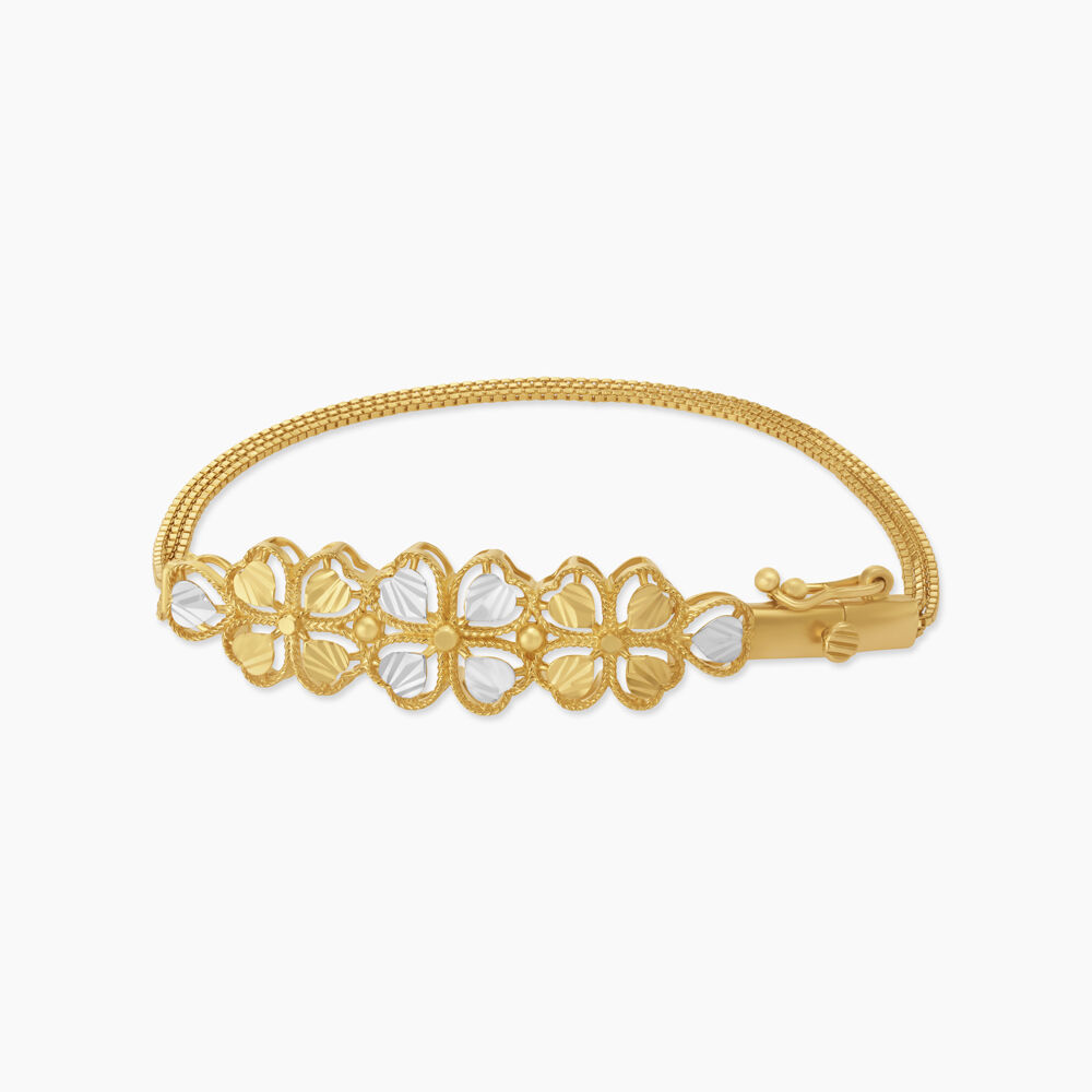 22 kt 35.50 GM Fancy Gold Bracelet | Indian Gold Jewelry | Shop Now