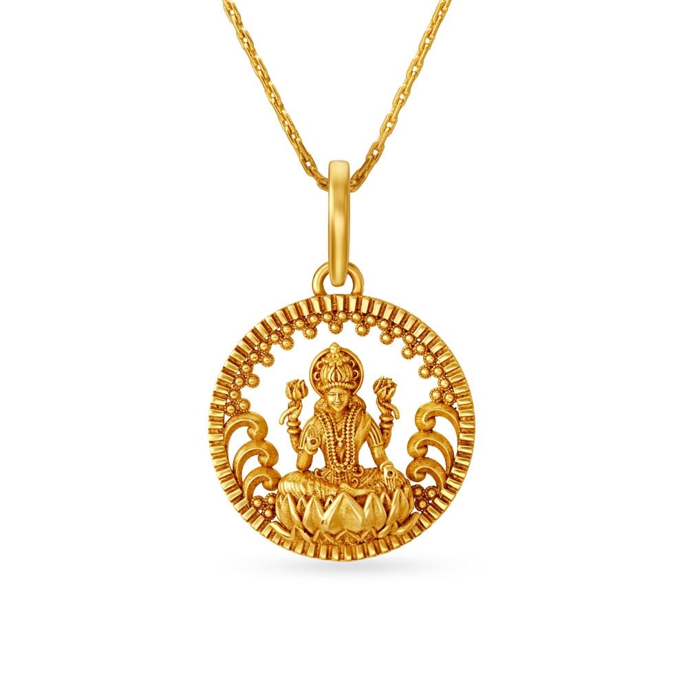 Laxmi pendant sale designs in gold