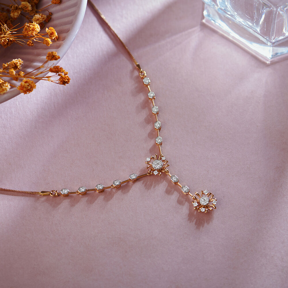 Buy Lab Grown Diamond Solitaire Necklace Online in India  House of Quadri   House Of Quadri
