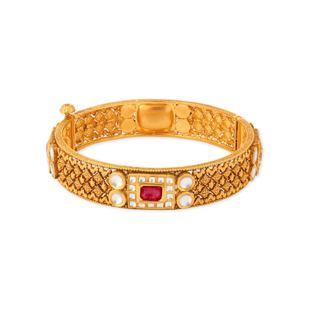 Tanishq plain deals gold bangles