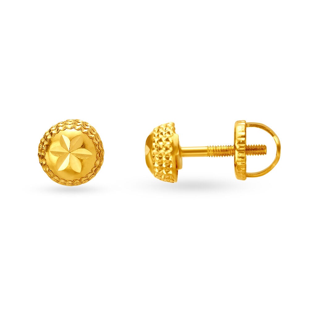 The Strawberry Gold Stud For Baby Girl