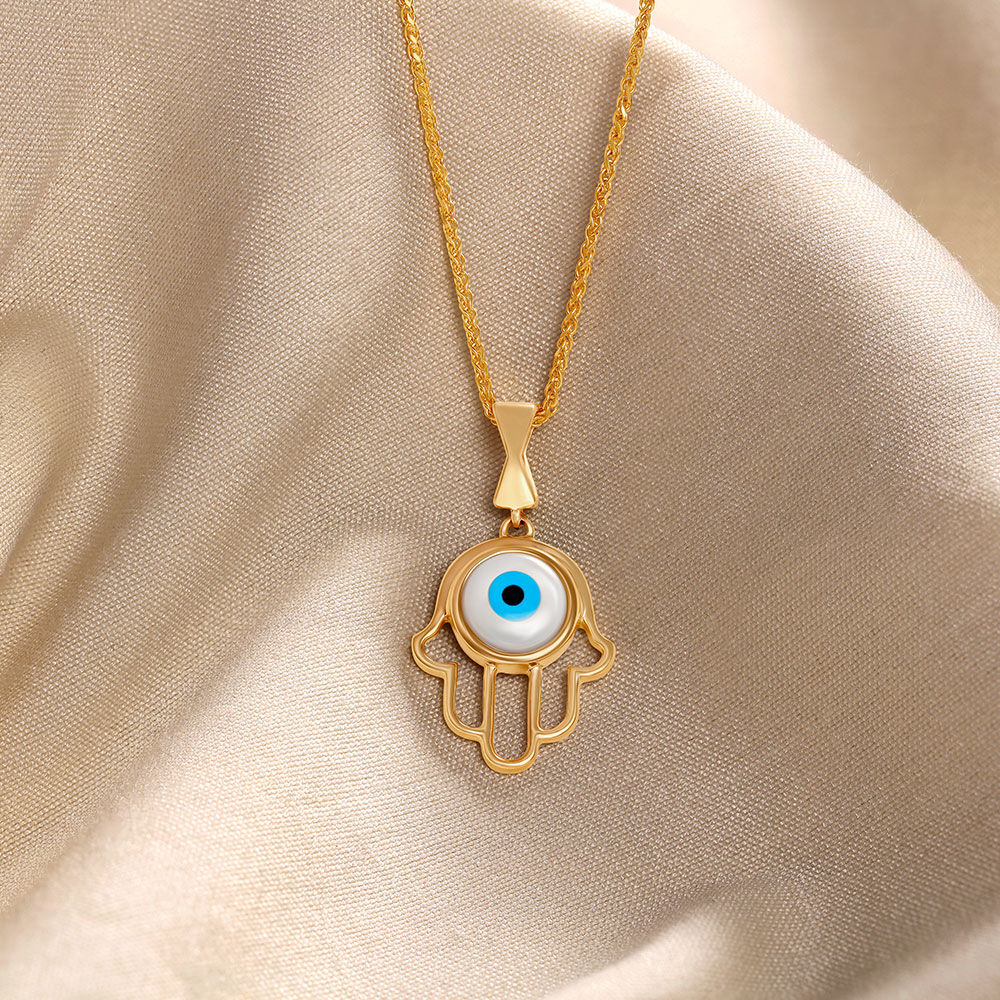 Evil Eye Necklace | 18KT Gold - Melt Jewellery