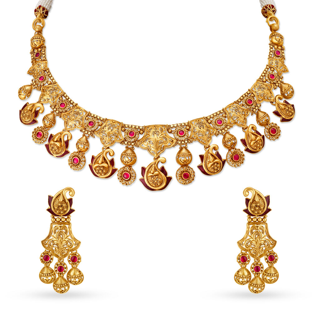 Tanishq deals choker designs