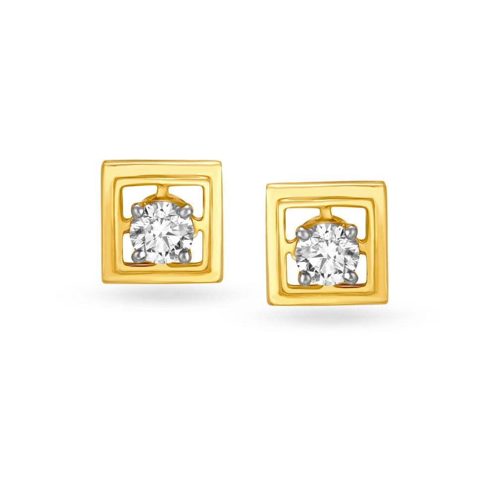 Buy Single Stone Studs Online In India  Etsy India