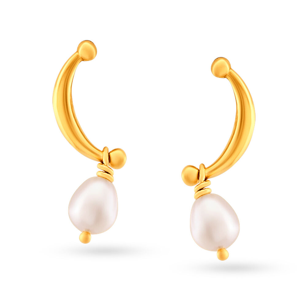 Tanishq Latest Pearl Stud Designs with PricePearl EarringsPearl Earrings studsBengalurudeeya  YouTube