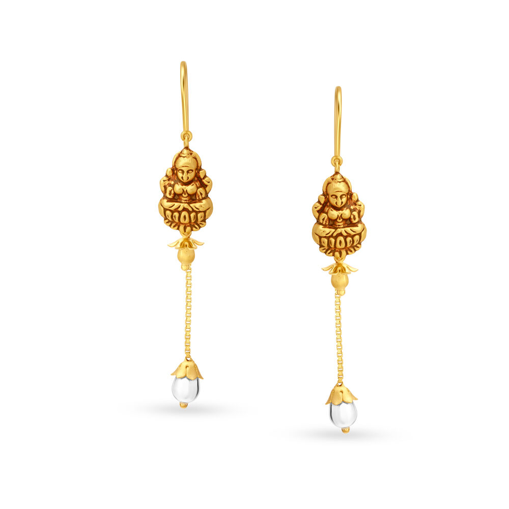 Buy Scarlett Florid Diamond Sui Dhaga Earrings Online | CaratLane