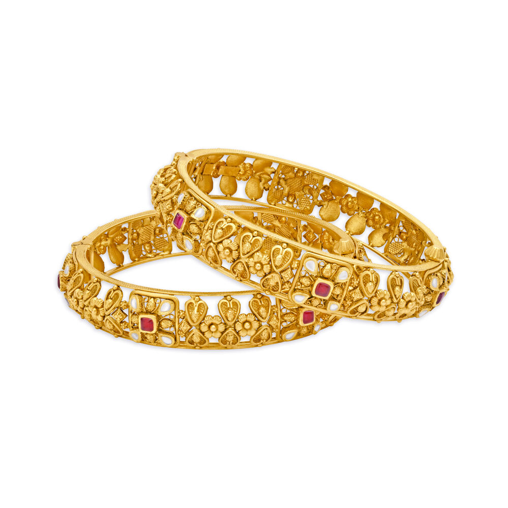 Bangles design deals by tanishq