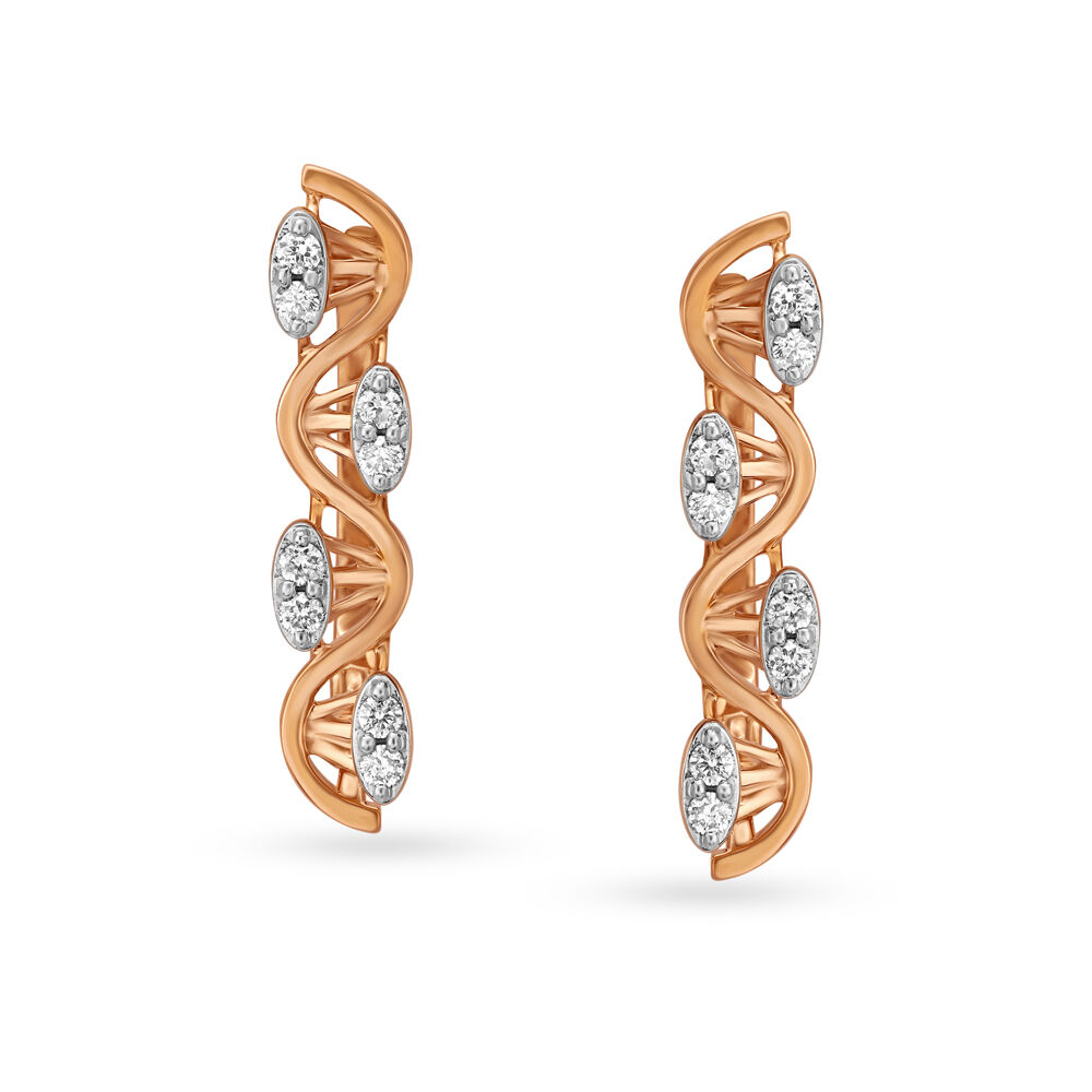 Diamond Chain With Cuff Earring – NicoleHD Jewelry