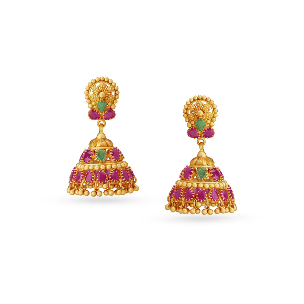 Buy Lucky Jewellery Parel Ferozi Kundan Brass Mini Bridal Dulhan Set   Jhumki Style Earring For Women 1040ISK505F at Amazonin