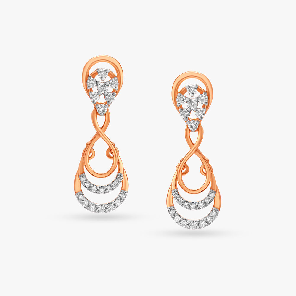 Tanishq Drop Earring Karat - Get Best Price from Manufacturers & Suppliers  in India