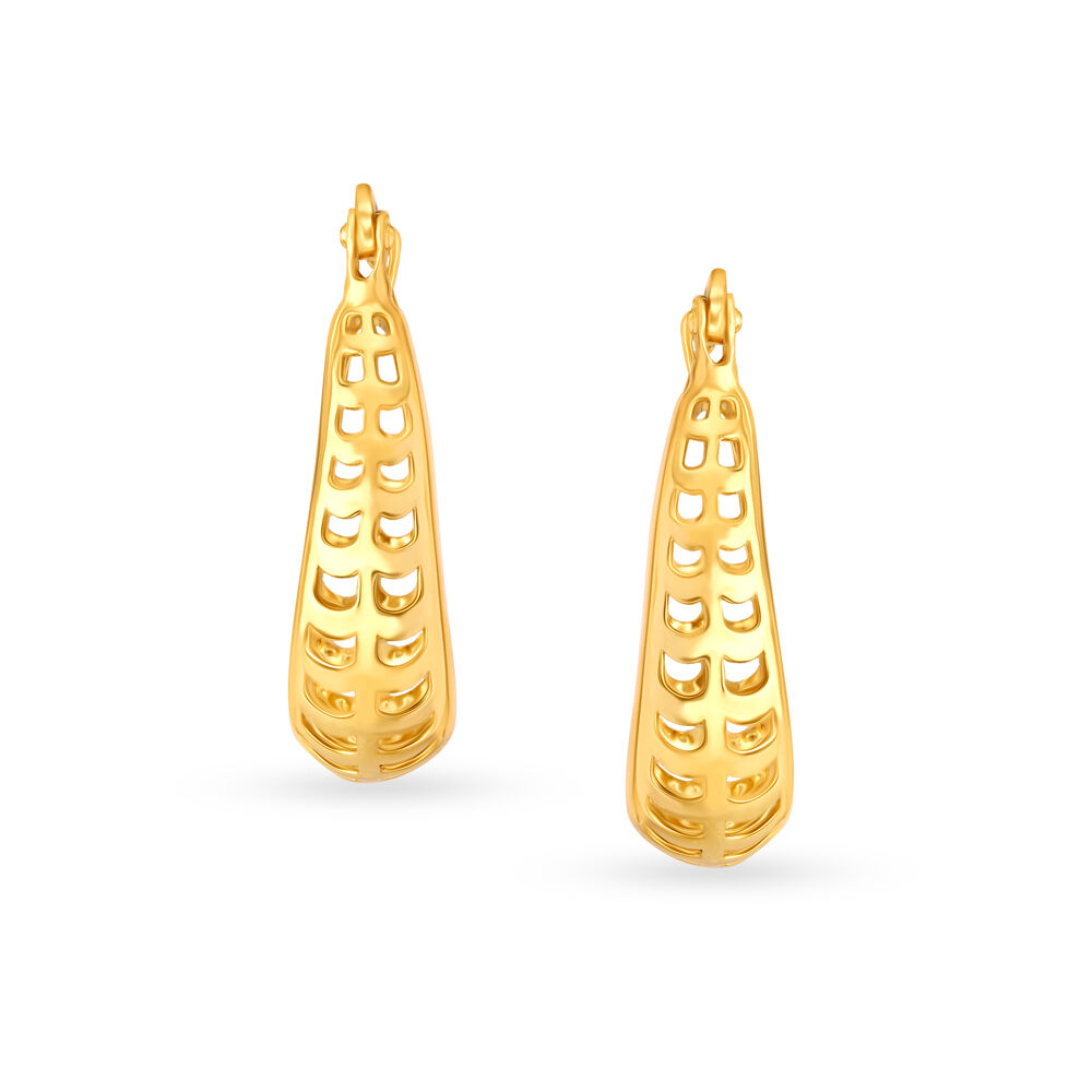 Hoop deals earrings tanishq