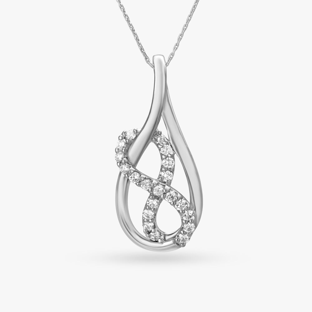 Designer Three Stone Diamond Pendant in Solid 14kt White Gold 1.87 Gram  Jewelry For Women at Rs 30624 | Diamond Jewelry in Surat | ID: 21340640212