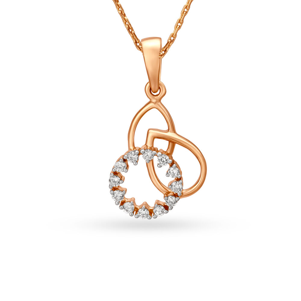 Buy Pink Crystal Diamond Pendant Necklace for Women - Branta – Brantashop