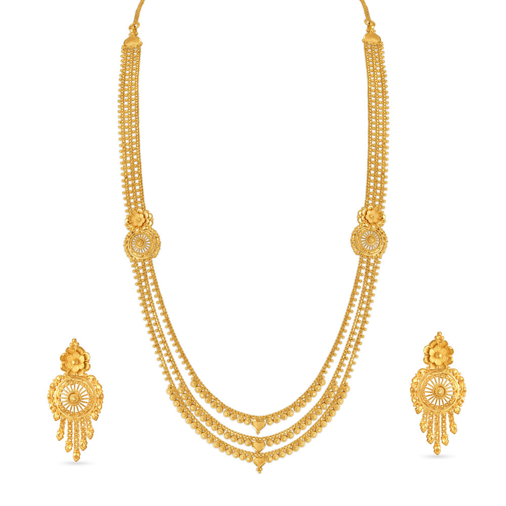 Tanishq gold deals necklace price list