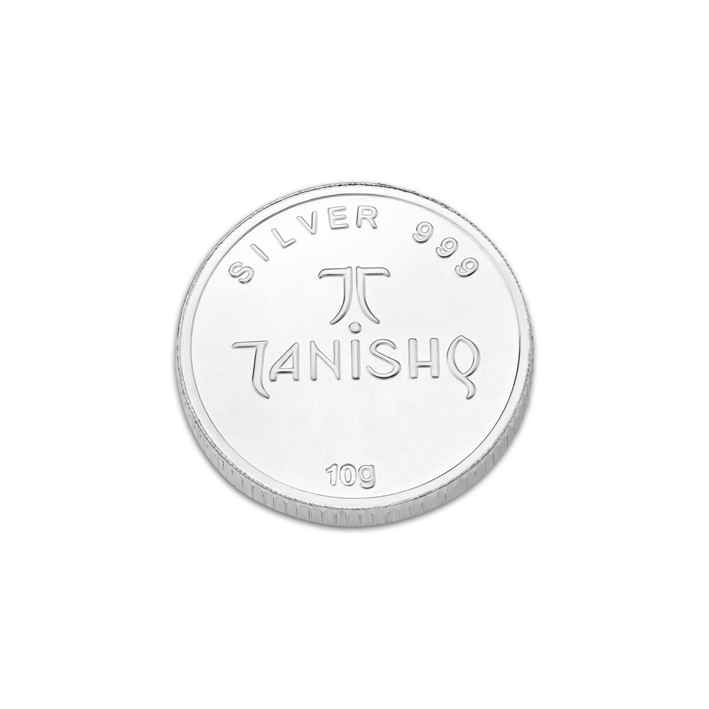 10 Grams Tanishq Sunray Silver Coin