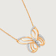 Cupid Edit 18KT Yellow & White Gold Diamond Necklace,,hi-res image number null