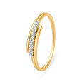 Ethereal 18 Karat Yellow Gold And Diamond Finger Ring,,hi-res image number null