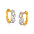 Contemporary Diamond Hoop Earrings for Party Wear,,hi-res image number null