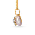 Ethereal Diamond Pendant in Yellow and White Gold,,hi-res image number null