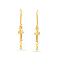 Sophisticated 18 Karat Yellow Gold Hoop Earrings,,hi-res image number null