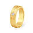 Classic Line Pattern Diamond Band for Men,,hi-res image number null