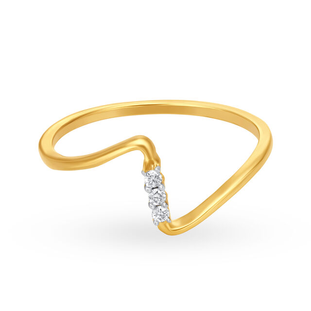 Timeless 18 Karat Gold And Diamond Finger Ring,,hi-res image number null