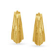 Traditional Shimmering Gold Hoop Earrings,,hi-res image number null