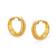 Traditional Shimmering Gold Hoop Earrings,,hi-res image number null