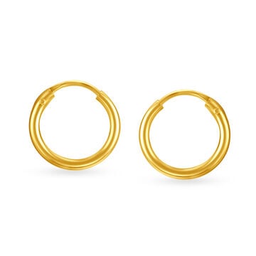 Sublime Gold Hoop Earrings